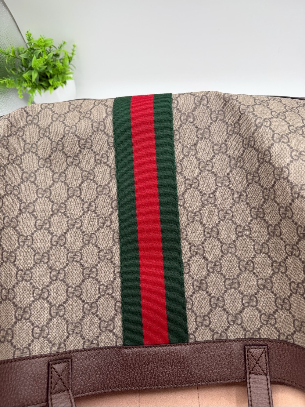 Gucci Ophidia GG Supreme large Tote with pouch 😍 - Picture 4 of 8